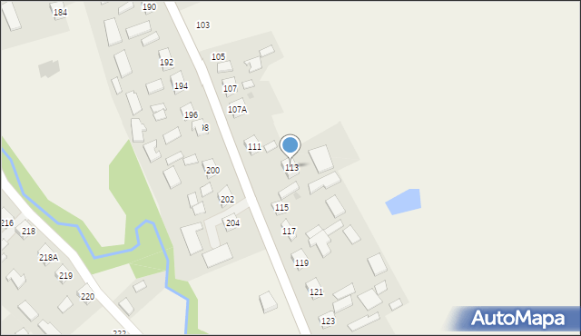 Wiewiórka, Wiewiórka, 113, mapa Wiewiórka