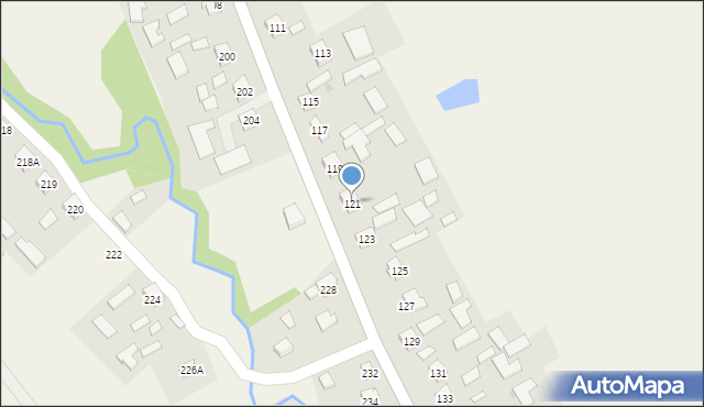 Wiewiórka, Wiewiórka, 121, mapa Wiewiórka