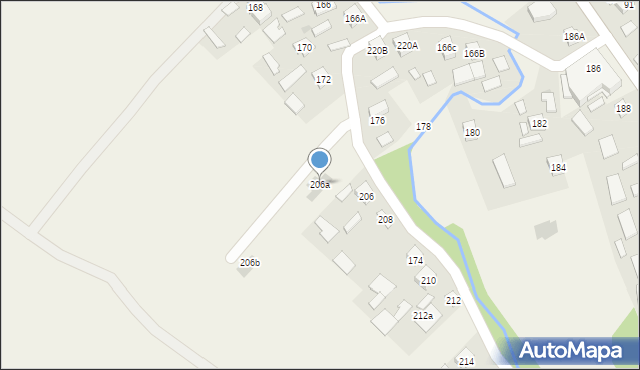 Wiewiórka, Wiewiórka, 206a, mapa Wiewiórka