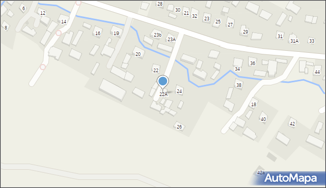 Wiewiórka, Wiewiórka, 22A, mapa Wiewiórka