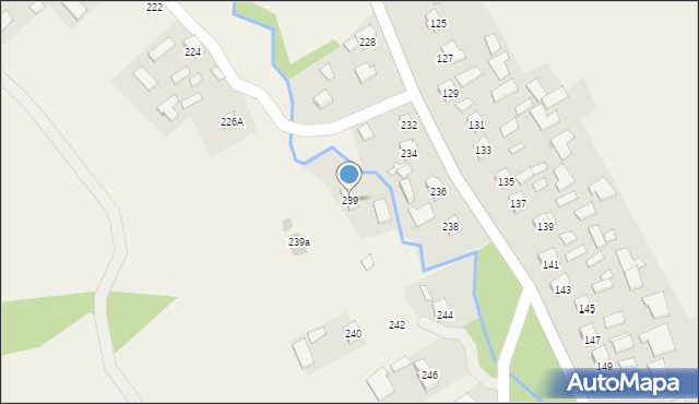 Wiewiórka, Wiewiórka, 239, mapa Wiewiórka