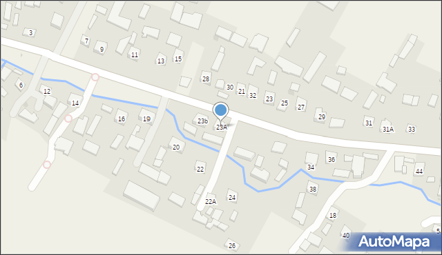 Wiewiórka, Wiewiórka, 23A, mapa Wiewiórka