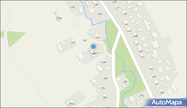 Wiewiórka, Wiewiórka, 246, mapa Wiewiórka