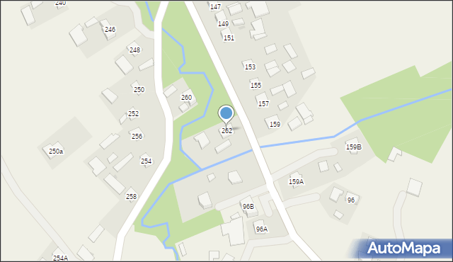 Wiewiórka, Wiewiórka, 262, mapa Wiewiórka