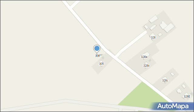 Wiewiórka, Wiewiórka, 306, mapa Wiewiórka