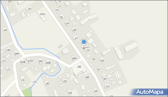 Wiewiórka, Wiewiórka, 89, mapa Wiewiórka