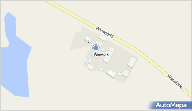 Wiewiórki, Wiewiórki, 2, mapa Wiewiórki