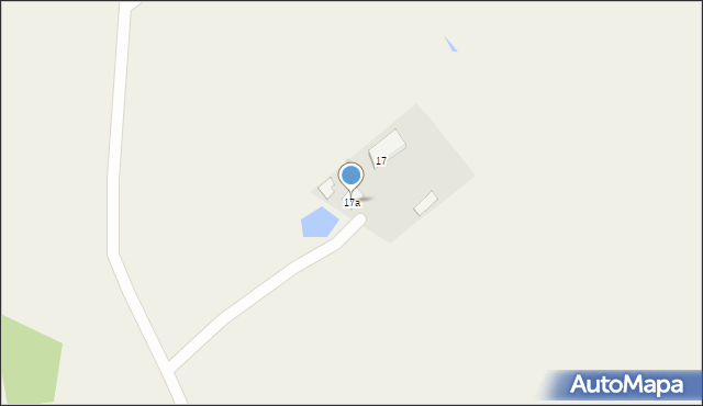 Wiewiórki, Wiewiórki, 17a, mapa Wiewiórki