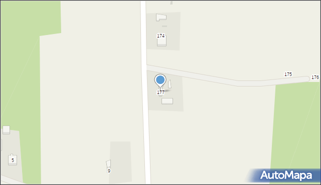 Wiewiórów, Wiewiórów, 177, mapa Wiewiórów