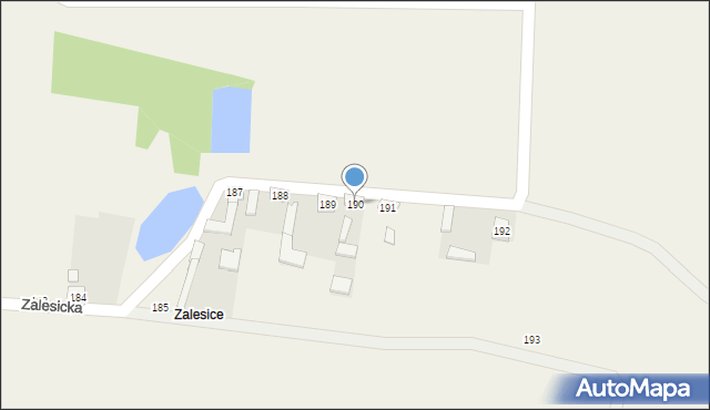 Wiewiórów, Wiewiórów, 190, mapa Wiewiórów