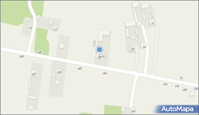 Wiewiórów, Wiewiórów, 28, mapa Wiewiórów