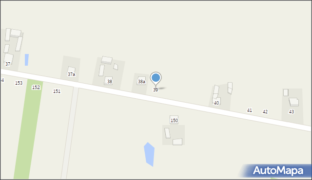 Wiewiórów, Wiewiórów, 39, mapa Wiewiórów