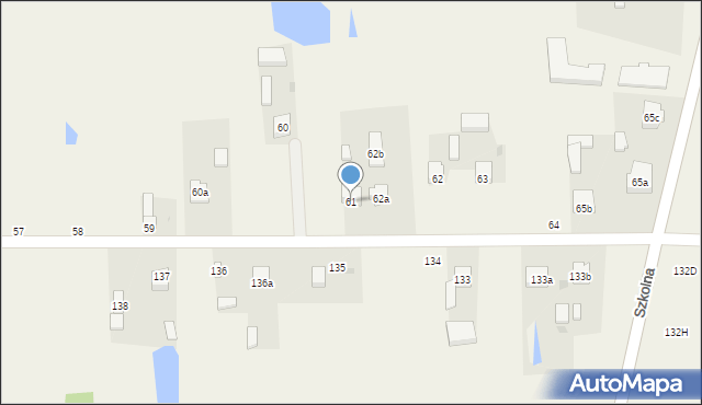 Wiewiórów, Wiewiórów, 61, mapa Wiewiórów