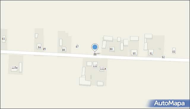 Wiewiórów, Wiewiórów, 88, mapa Wiewiórów