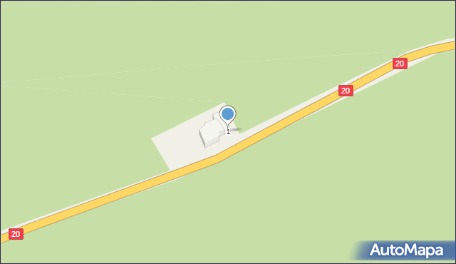 Wieżyca, Wieżyca, 1, mapa Wieżyca