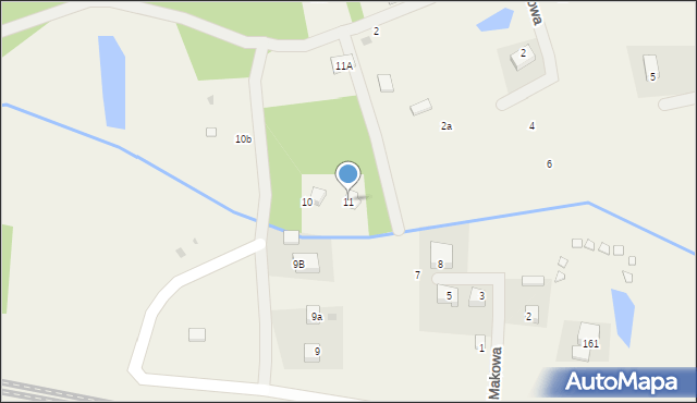 Wieżyca, Wieżyca, 11, mapa Wieżyca