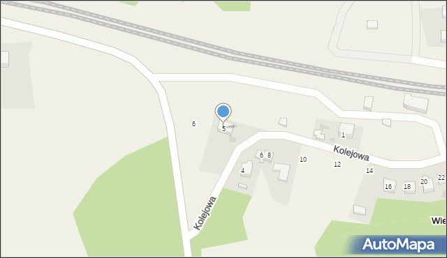 Wieżyca, Wieżyca, 5, mapa Wieżyca