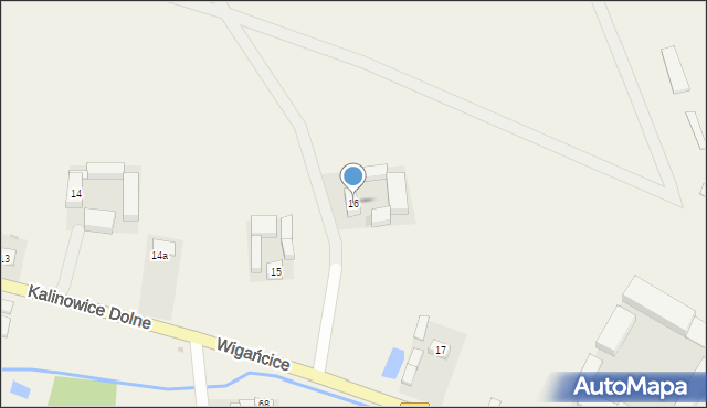 Wigańcice, Wigańcice, 16, mapa Wigańcice