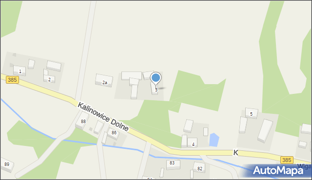 Wigańcice, Wigańcice, 3, mapa Wigańcice