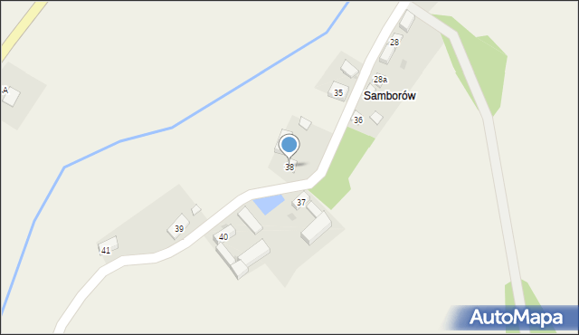 Wigańcice, Wigańcice, 38, mapa Wigańcice