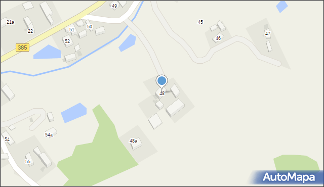 Wigańcice, Wigańcice, 48, mapa Wigańcice