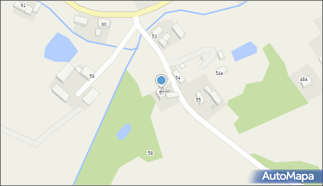 Wigańcice, Wigańcice, 57, mapa Wigańcice