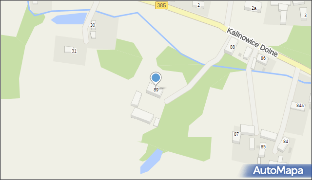 Wigańcice, Wigańcice, 89, mapa Wigańcice