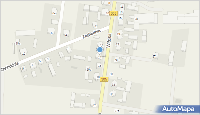 Wijewo, Witosa Wincentego, 14, mapa Wijewo