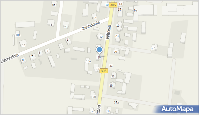 Wijewo, Witosa Wincentego, 16, mapa Wijewo