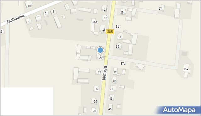 Wijewo, Witosa Wincentego, 20, mapa Wijewo