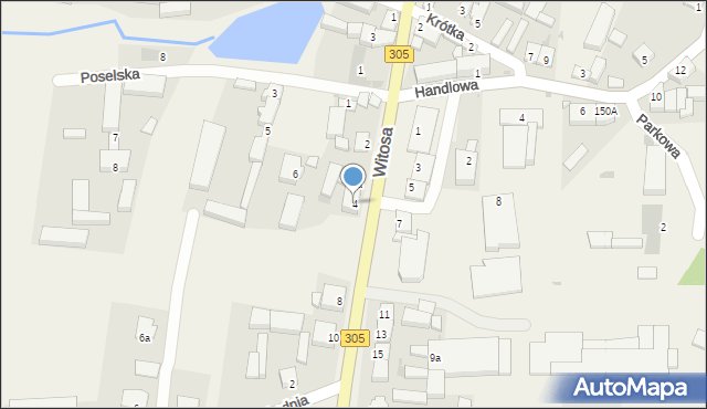 Wijewo, Witosa Wincentego, 4, mapa Wijewo