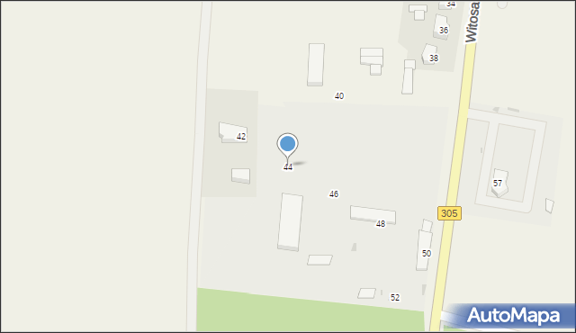 Wijewo, Witosa Wincentego, 44, mapa Wijewo