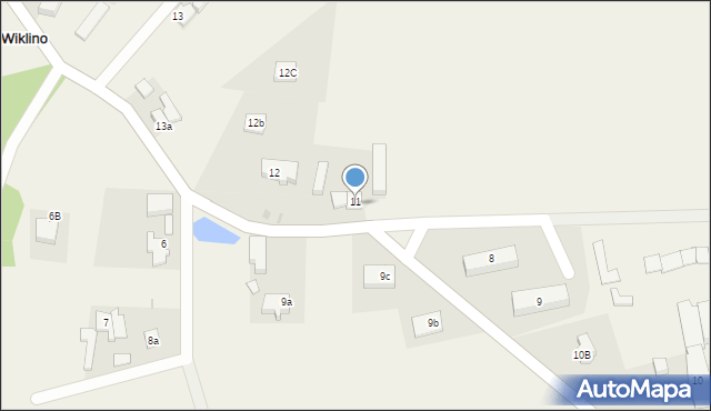 Wiklino, Wiklino, 11a, mapa Wiklino