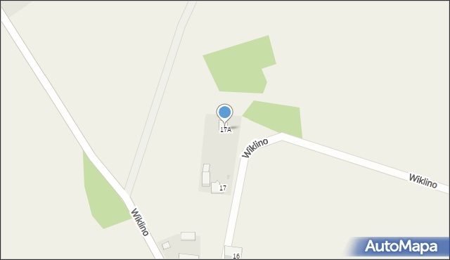 Wiklino, Wiklino, 17A, mapa Wiklino