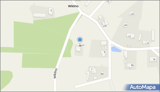 Wiklino, Wiklino, 6B, mapa Wiklino