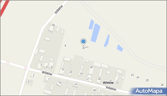 Wikłów, Wikłów, 11, mapa Wikłów