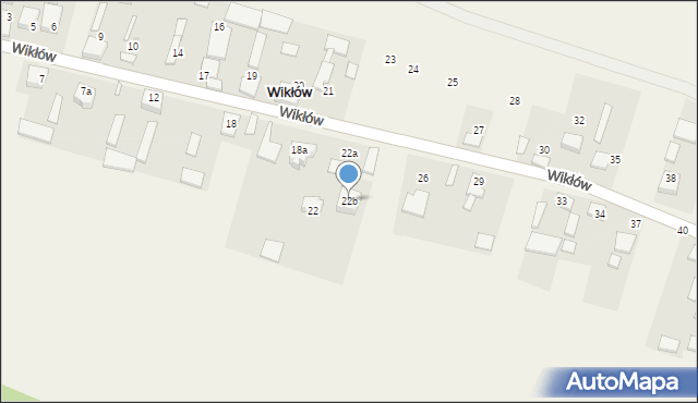 Wikłów, Wikłów, 22b, mapa Wikłów