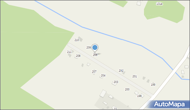 Wikno, Wikno, 206, mapa Wikno