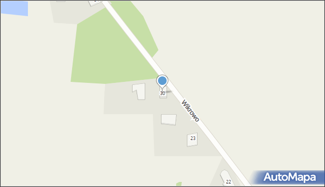 Wikrowo, Wikrowo, 30, mapa Wikrowo