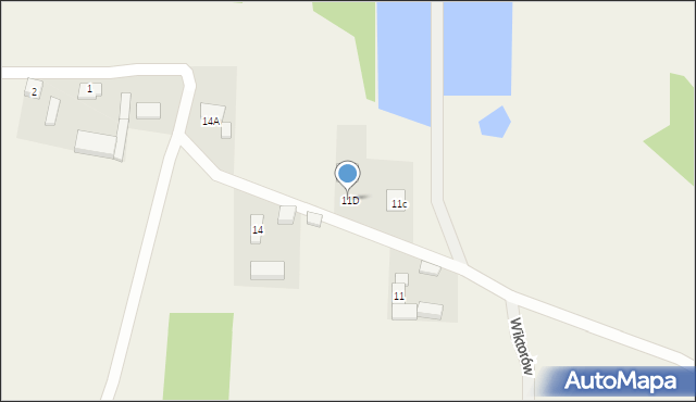 Wiktorów, Wiktorów, 11D, mapa Wiktorów