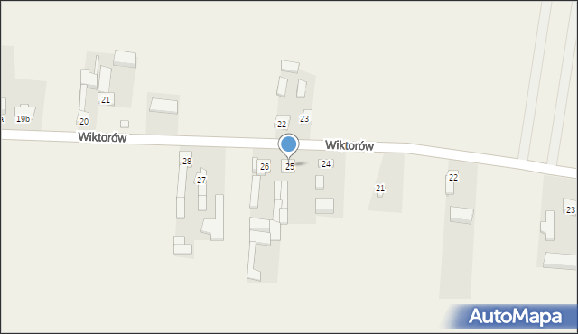 Wiktorów, Wiktorów, 25, mapa Wiktorów