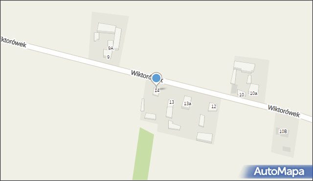 Wiktorówek, Wiktorówek, 14, mapa Wiktorówek