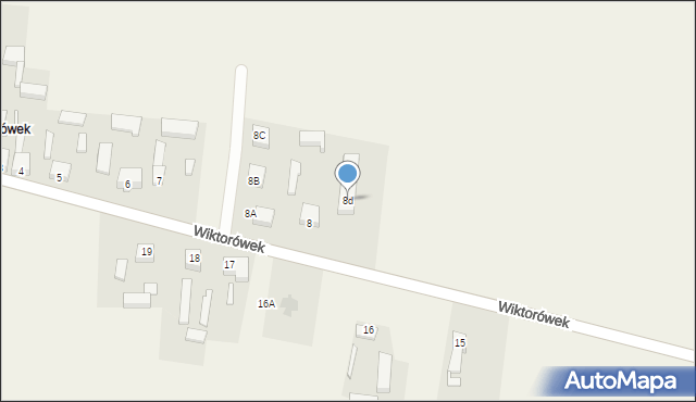 Wiktorówek, Wiktorówek, 8d, mapa Wiktorówek