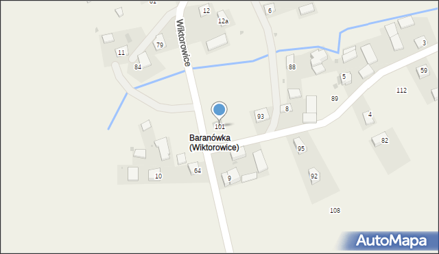 Wiktorowice, Wiktorowice, 101, mapa Wiktorowice