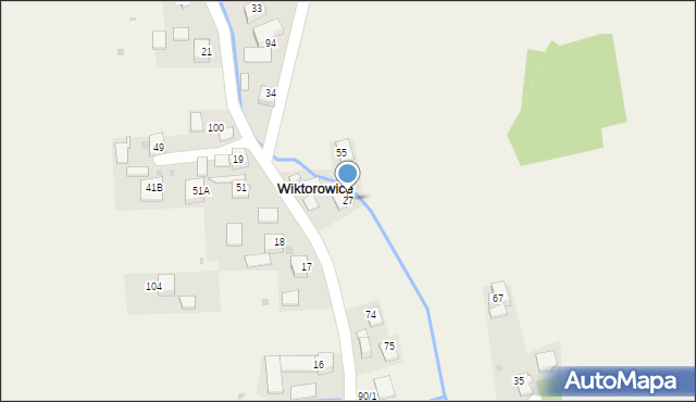 Wiktorowice, Wiktorowice, 27, mapa Wiktorowice