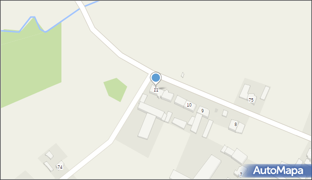 Wiktorówko, Wiktorówko, 11, mapa Wiktorówko