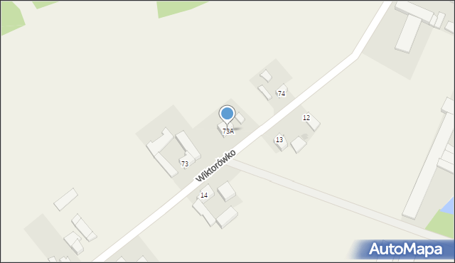 Wiktorówko, Wiktorówko, 73A, mapa Wiktorówko
