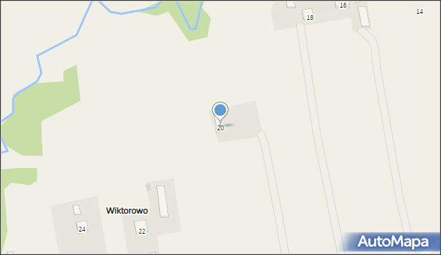 Wiktorowo, Wiktorowo, 20, mapa Wiktorowo