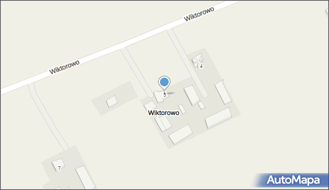 Wiktorowo, Wiktorowo, 5, mapa Wiktorowo