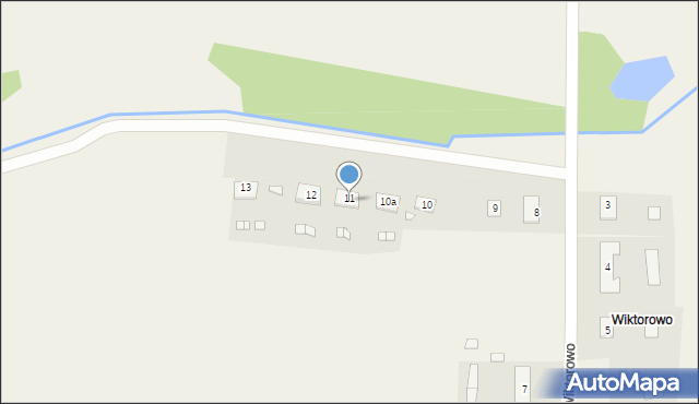 Wiktorowo, Wiktorowo, 11/2, mapa Wiktorowo
